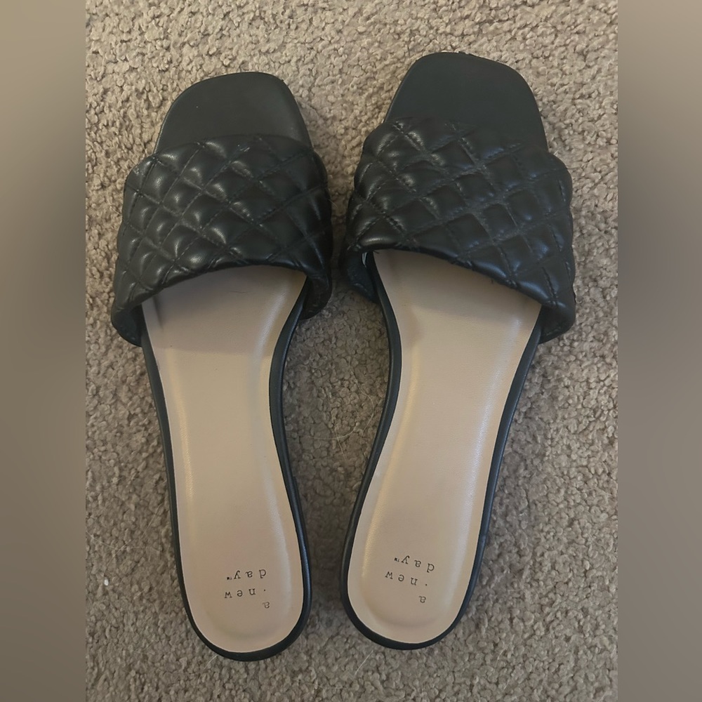 A New Day Quilted Sandals